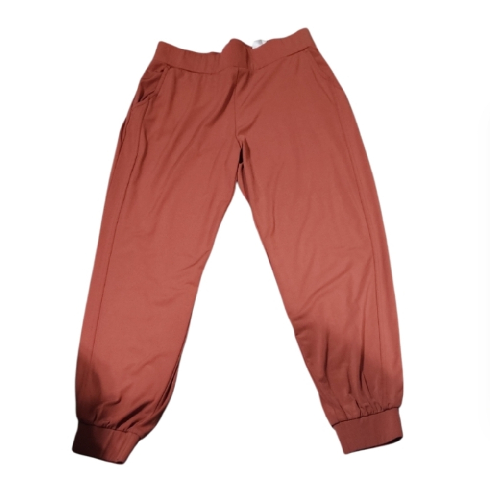 Sp Made In Italy Lisa Rinna Terracotta Jogger Dress Pants QVC Nwot